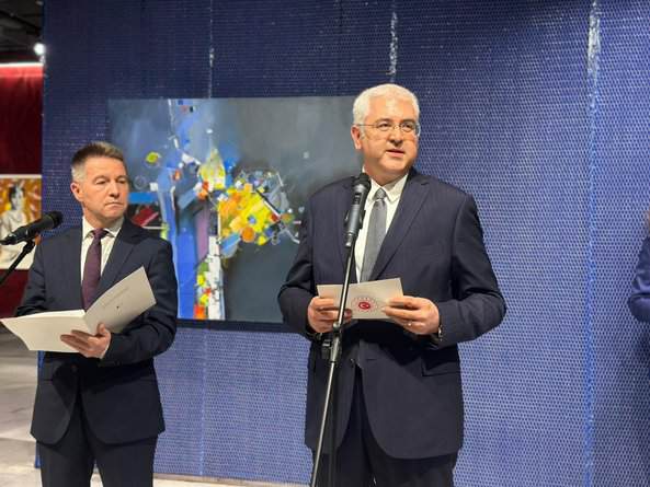 Открихме изложбата Културен мост София Истанбул представяща творби на художници от