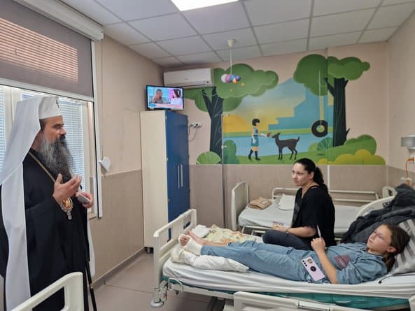 На 15 декември броени дни преди Рождественските празници Негово Светейшество