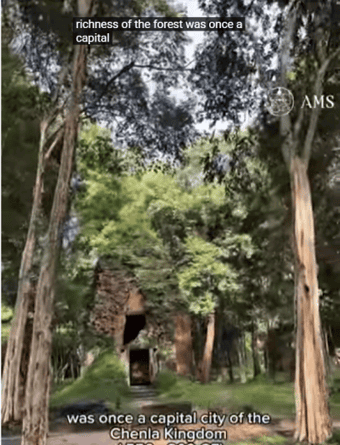 Скрит в спокойната провинция Кампонг Том Самбор Прей Кук се