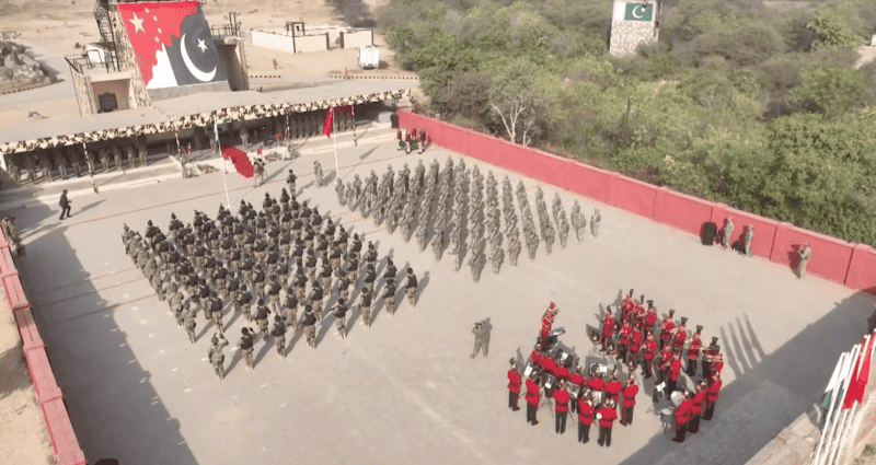 Съвместното китайско пакистанско учение за борба с тероризма Warrior 9